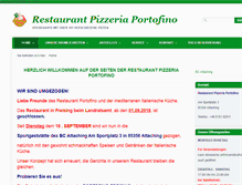Tablet Screenshot of portofino-freising.de